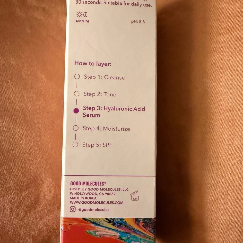 Good Molecules Hyaluronic Acid Serum 1oz NIB